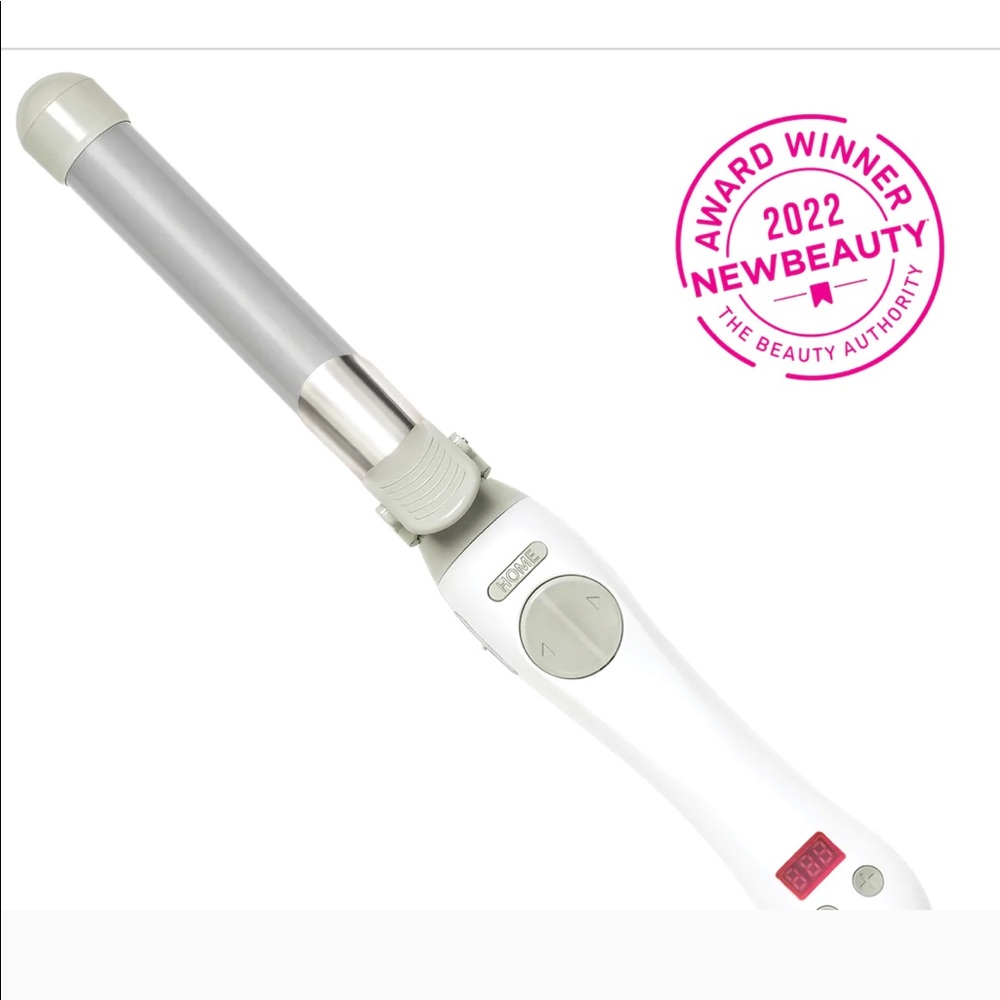 Beacheaver S1 dual voltage white rotating curling iron